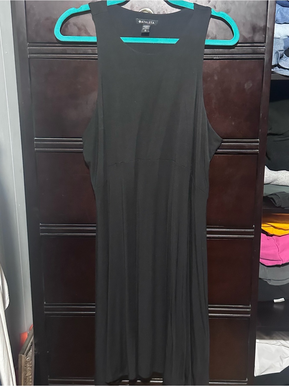 Athleta Black Sleeveless Maxi Dress